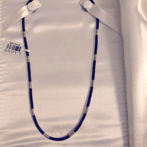 Lagos Sterling Silver Black Caviar Ceramic Beaded Necklace (16 in) (NWT)